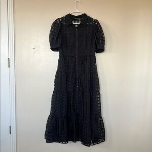 Anthropologie English Factory Black Dress